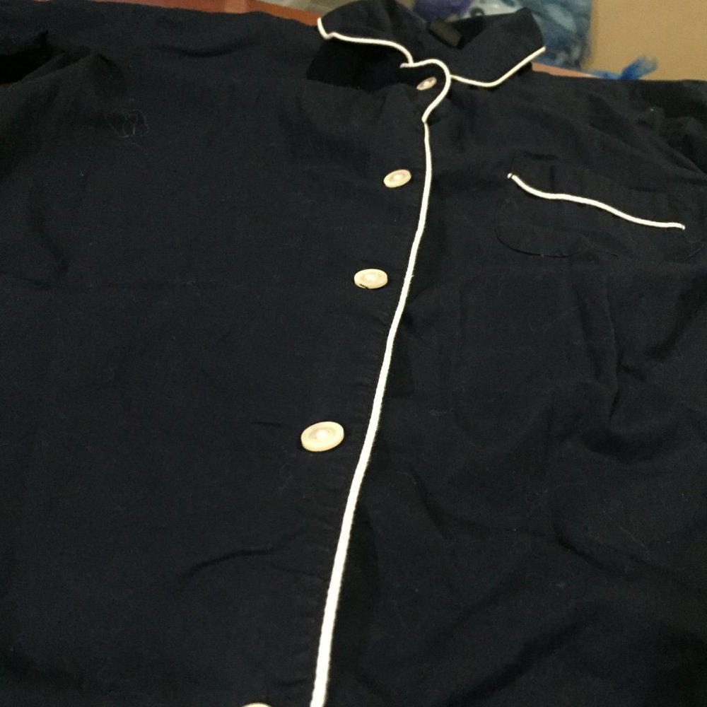 J Crew Navy Blue Button Up - Picture 4 of 9
